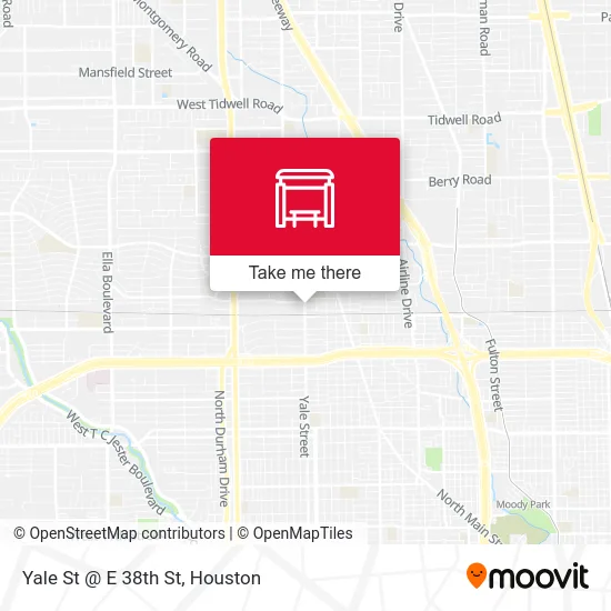 Yale St @ E 38th St map