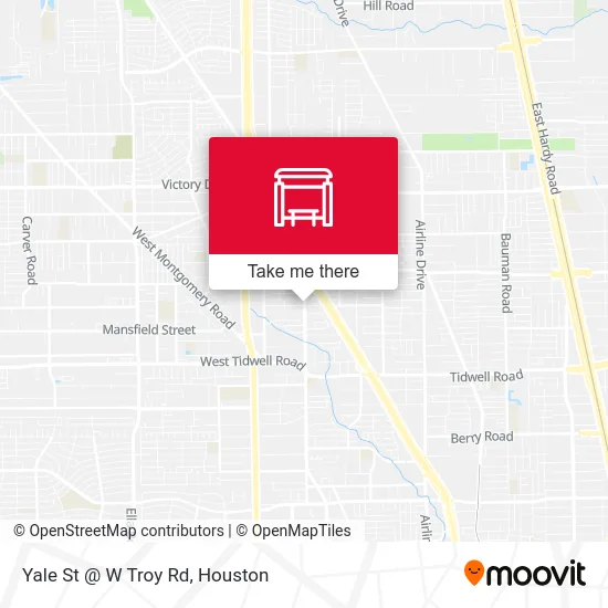 Yale St @ W Troy Rd map