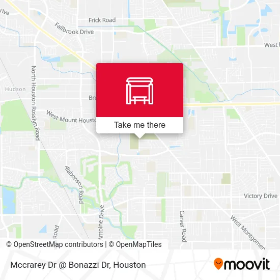 Mccrarey Dr @ Bonazzi Dr map