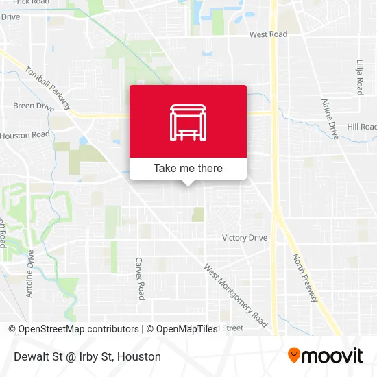 Dewalt St @ Irby St map