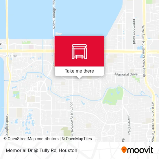 Memorial Dr @ Tully Rd map