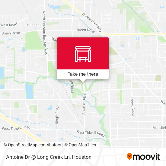 Antoine Dr @ Long Creek Ln map