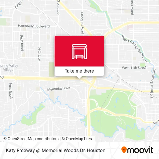Katy Freeway @ Memorial Woods Dr map