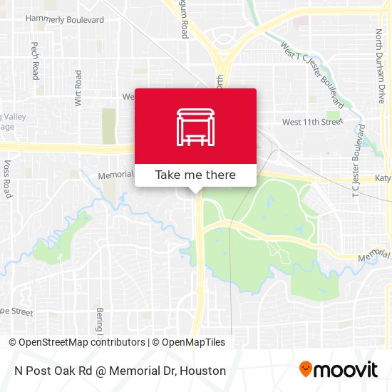 Mapa de N Post Oak Rd @ Memorial Dr