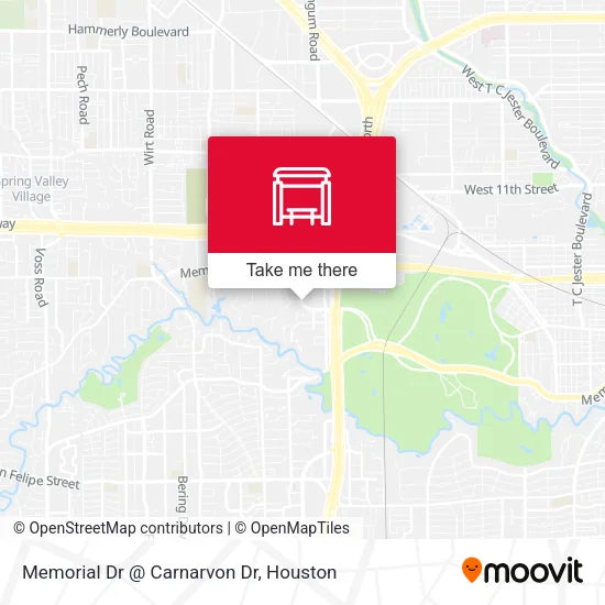 Memorial Dr @ Carnarvon Dr map