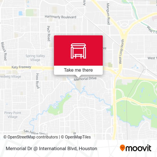 Memorial Dr @ International Blvd map