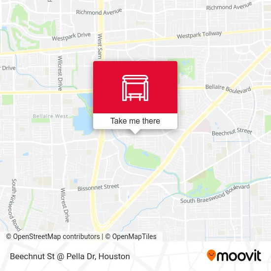 Beechnut St @ Pella Dr map