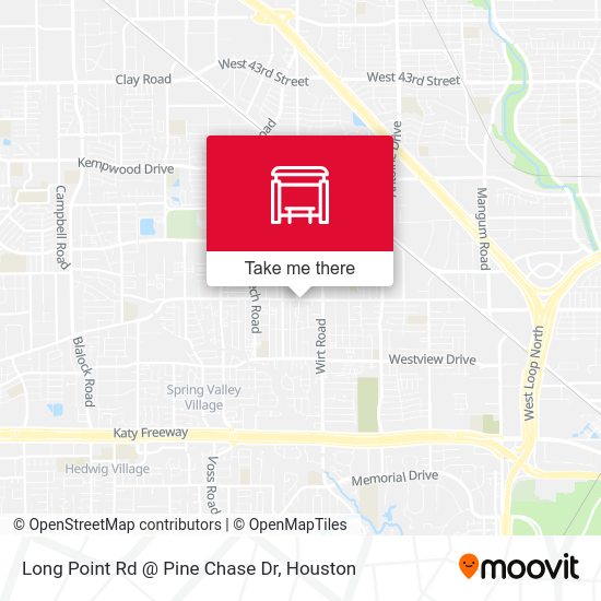 Long Point Rd @ Pine Chase Dr map