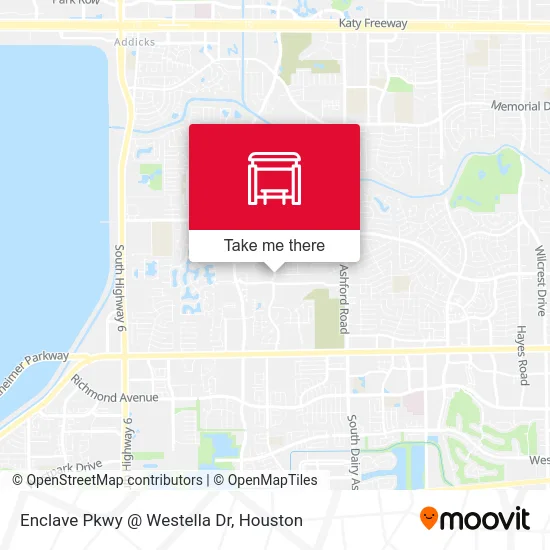 Enclave Pkwy @ Westella Dr map