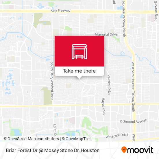 Briar Forest Dr @ Mossy Stone Dr map