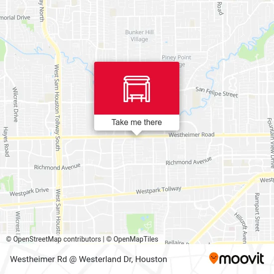 Mapa de Westheimer Rd @ Westerland Dr