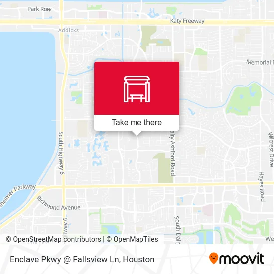 Enclave Pkwy @ Fallsview Ln map