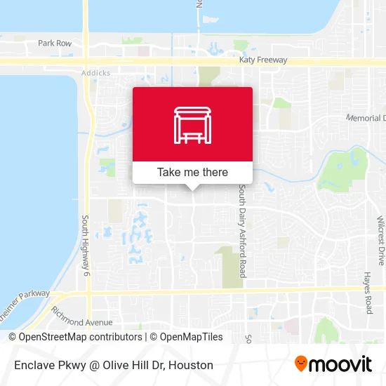 Enclave Pkwy @ Olive Hill Dr map