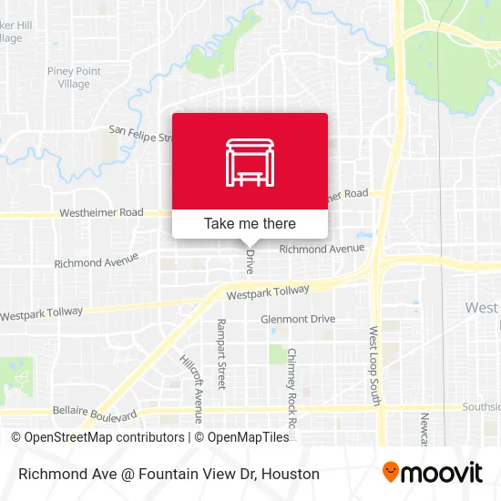 Mapa de Richmond Ave @ Fountain View Dr