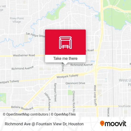 Mapa de Richmond Ave @ Fountain View Dr