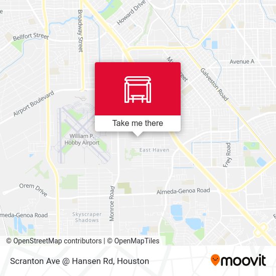 Scranton Ave @ Hansen Rd map