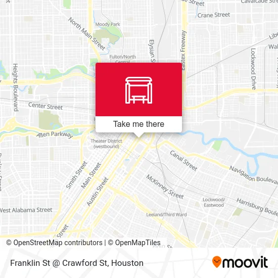 Mapa de Franklin St @ Crawford St
