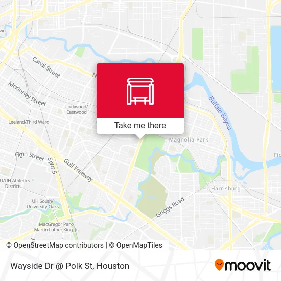 Wayside Dr @ Polk St map