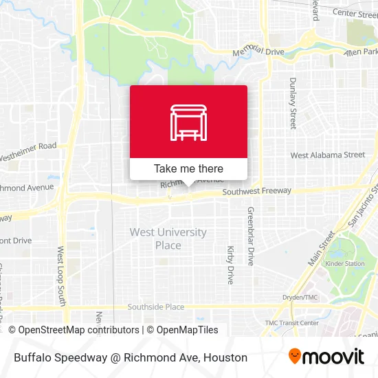 Buffalo Speedway   @ Richmond Ave map