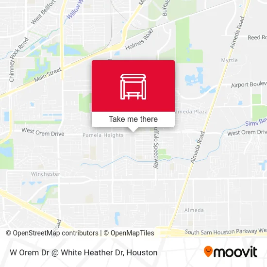 Mapa de W Orem Dr @ White Heather Dr