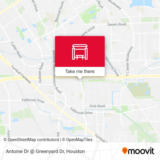 Antoine Dr @ Greenyard Dr map