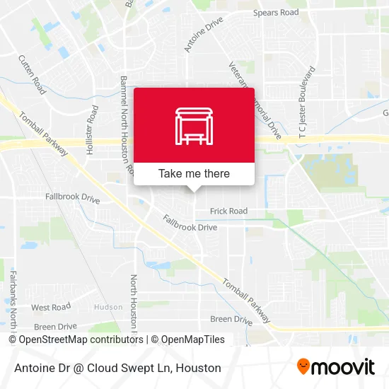 Antoine Dr @ Cloud Swept Ln map