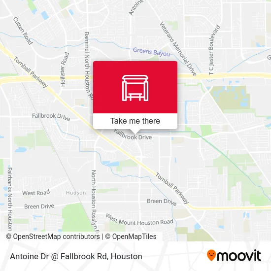 Mapa de Antoine Dr @ Fallbrook Rd