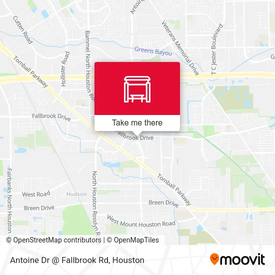 Mapa de Antoine Dr @ Fallbrook Rd