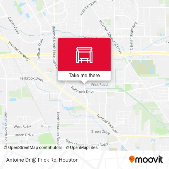 Antoine Dr @ Frick Rd map
