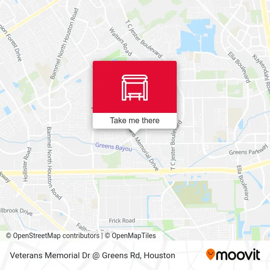 Veterans Memorial Dr @ Greens Rd map