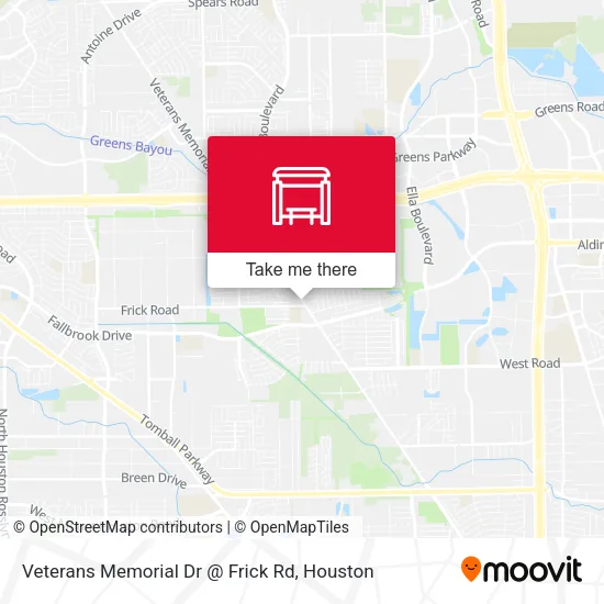 Veterans Memorial Dr @ Frick Rd map