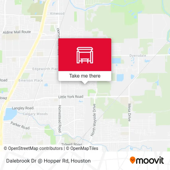 Dalebrook Dr @ Hopper Rd map