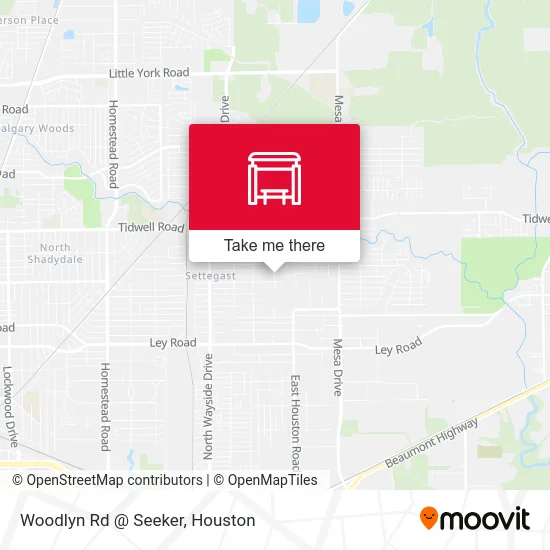 Woodlyn Rd @ Seeker map