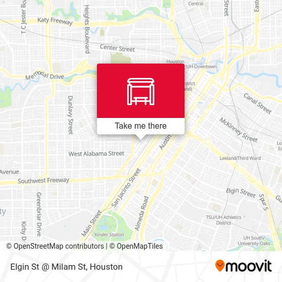 Mapa de Elgin St @ Milam St