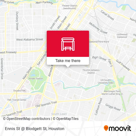 Mapa de Ennis St @ Blodgett St