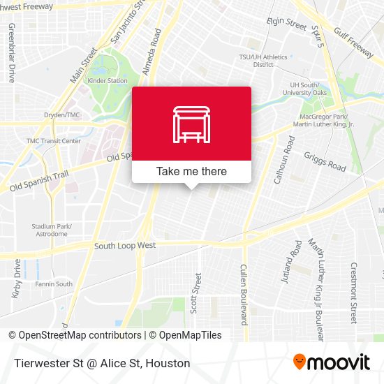 Tierwester St @ Alice St map