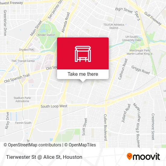 Tierwester St @ Alice St map