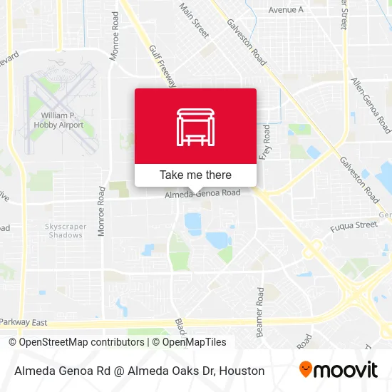 Almeda Genoa Rd @ Almeda Oaks Dr map
