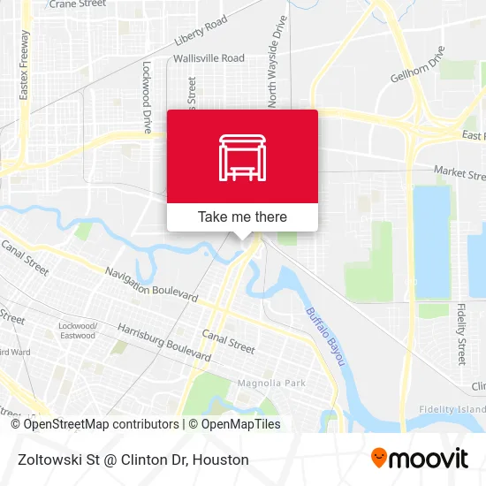 Zoltowski St @ Clinton Dr map