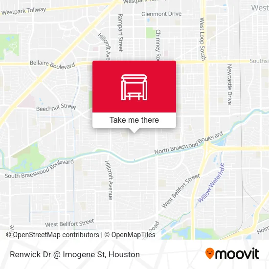 Renwick Dr @ Imogene St map