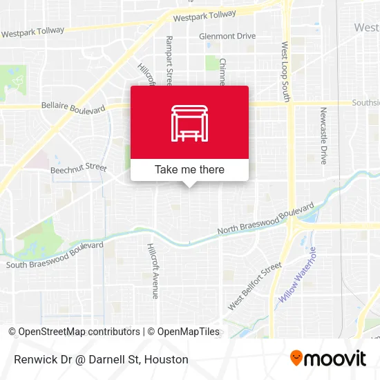 Renwick Dr @ Darnell St map