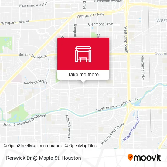 Mapa de Renwick Dr @ Maple St