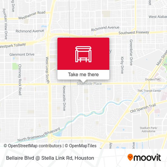 Bellaire Blvd @ Stella Link Rd map