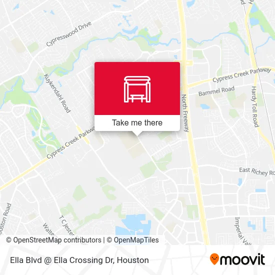 Ella Blvd @ Ella Crossing Dr map