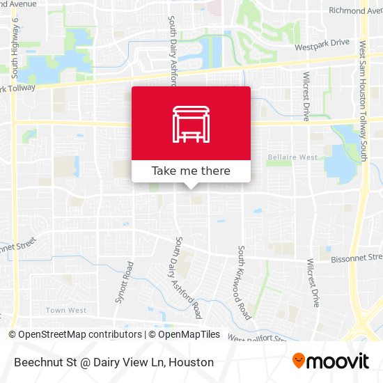 Beechnut St @ Dairy View Ln map