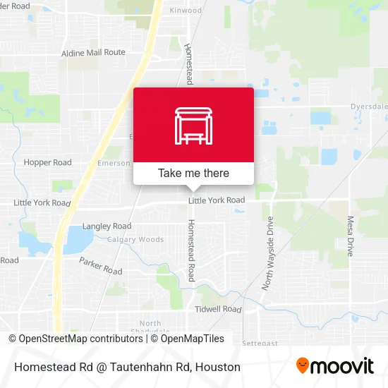 Homestead Rd @ Tautenhahn Rd map