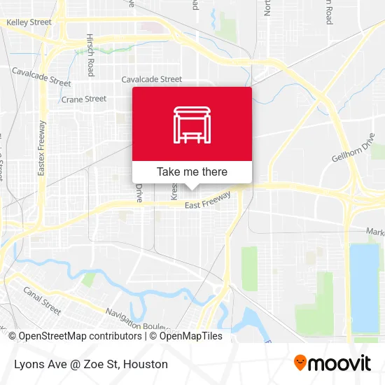 Lyons Ave @ Zoe St map