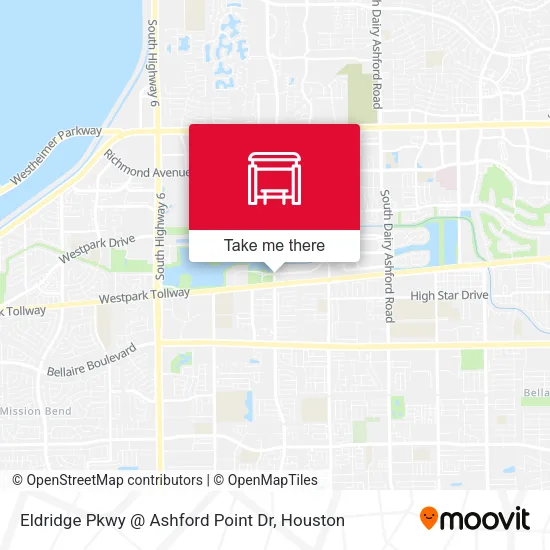 Mapa de Eldridge Pkwy @ Ashford Point Dr