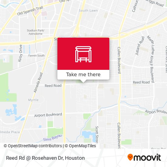 Reed Rd @ Rosehaven Dr map