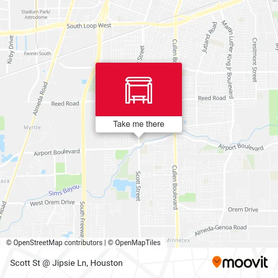 Scott St @ Jipsie Ln map